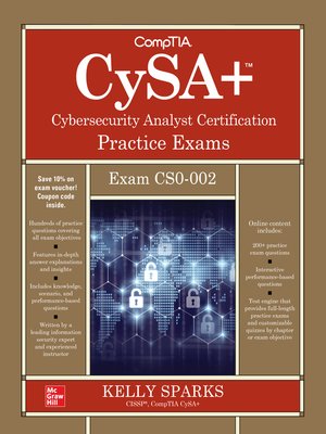 CompTIA CySA+ Cybersecurity Analyst Certification Practice Exams (Exam CS0-002) - ebook